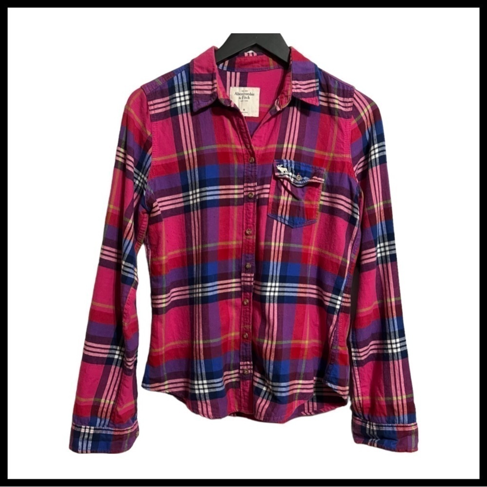 ABERCROMBIE & FITCH Plaid Button Down Shirt
